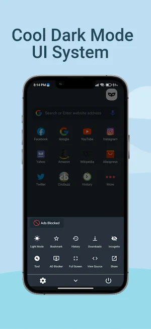 Draco Browser: Private & Fast Screenshot 0