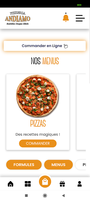 Andiamo pizza Amiens Screenshot 0