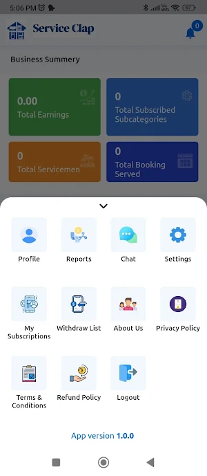 Service Clap Partner Screenshot 3