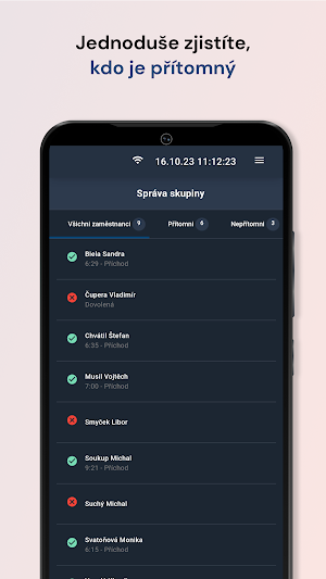 Docházka iTA Screenshot 3