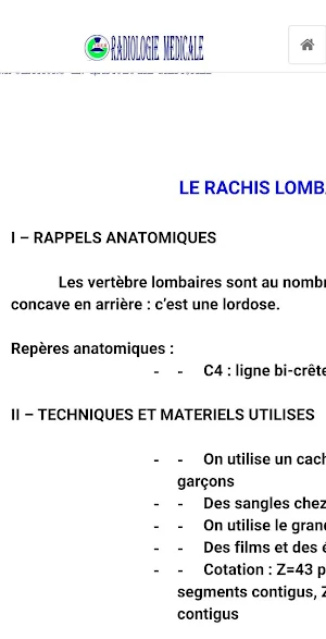 Manipulation Techniques in Medical Radiology Screenshot 3