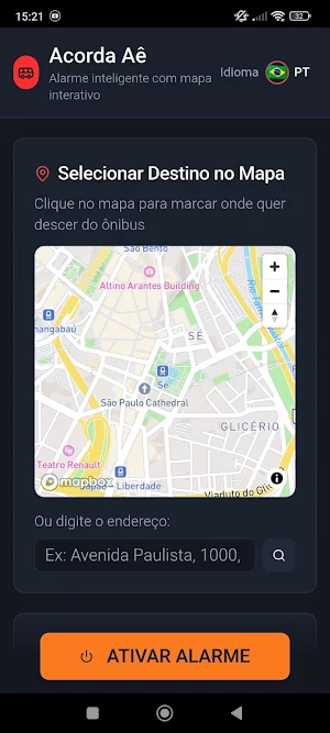 Acorda Aê - Alarme proximidade Screenshot 3