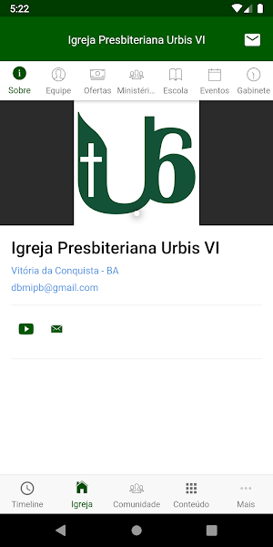 Igreja Presbiteriana Urbis VI Screenshot 2