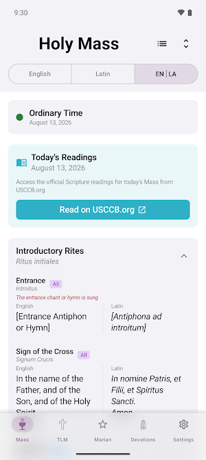 Pew Pal: Missal & Latin Mass Screenshot 1