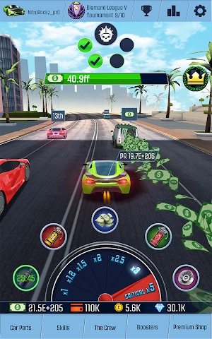 Idle Racing GO: Clicker Tycoon & Tap Race Manager Screenshot 2