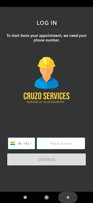 CRUZO SERVICES Screenshot 1