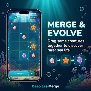 Ocean Dash: Deep Sea Merge screenshot 4