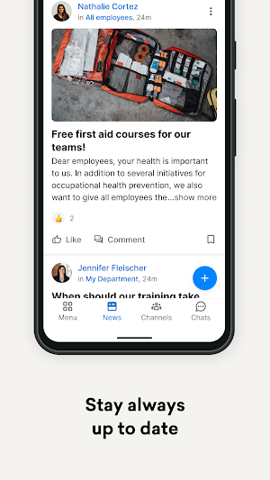 Artemis Employee App Screenshot 1
