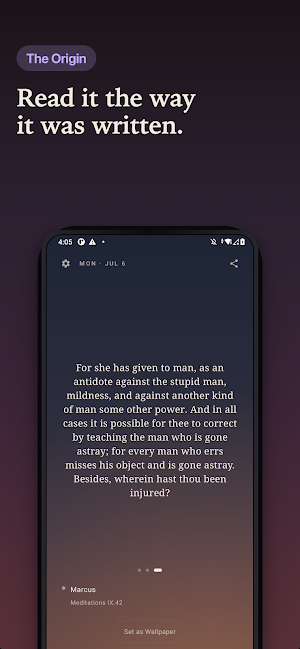 Dawnstone: Daily Stoic Screenshot 2