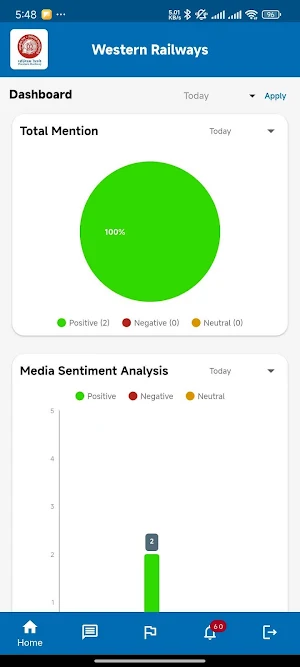 Western Railway Media Hub Screenshot 2