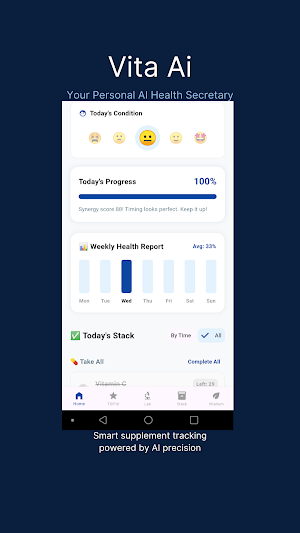 Vita Ai - Supplement Tracker Screenshot 1
