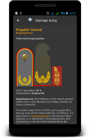 Germany military ranks Screenshot 3