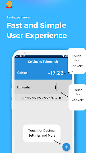 Celsius to Fahrenheit Convert Screenshot 1