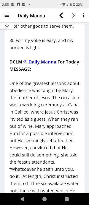 Daily Manna Devotional 2025 Screenshot 1