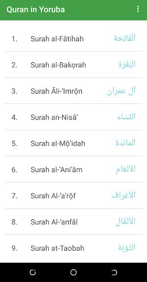 Quran in Yoruba Screenshot 3