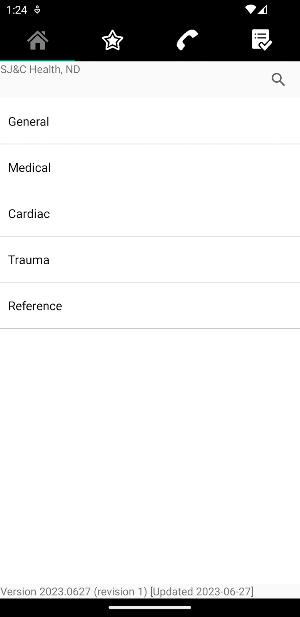 SJC Patient Care Guidelines Screenshot 0