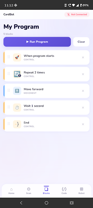 CardBot Screenshot 2