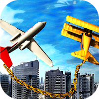 Chained Airplane Flight Sim
