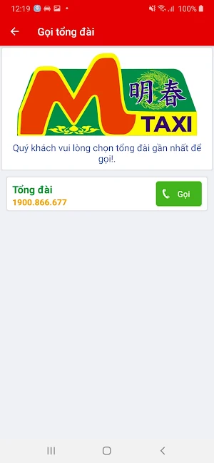 Taxi Minh Xuân Driver Screenshot 3