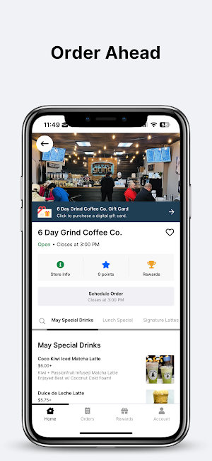 6 Day Grind Coffee Co. Screenshot 0