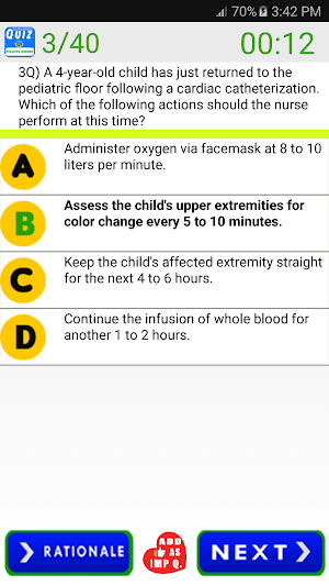 Pediatric Nursing Quiz Questions Free Screenshot 2