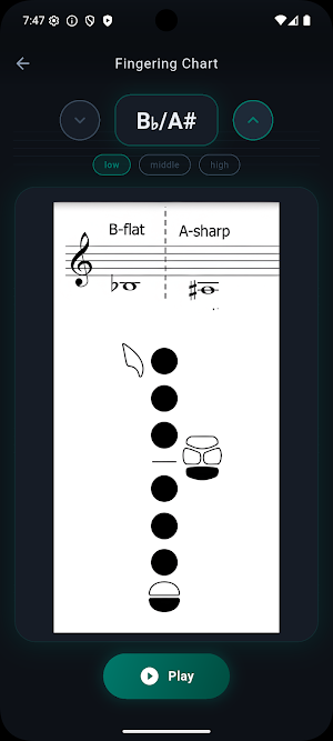 Saxophone Transpose Screenshot 1