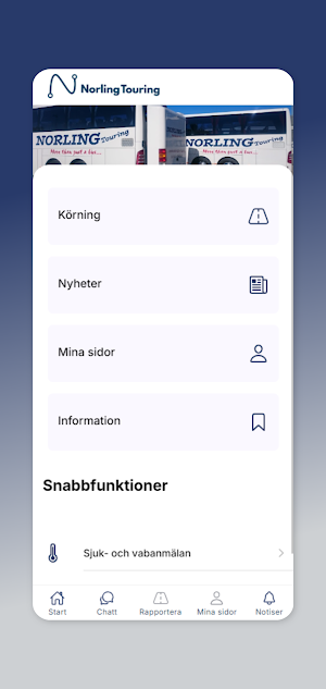 Norling Touring Busstrafik AB Screenshot 0