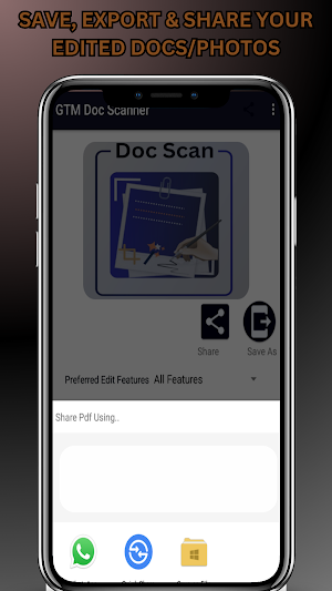 Gtm Doc scan and make Pdf &JPG Screenshot 1