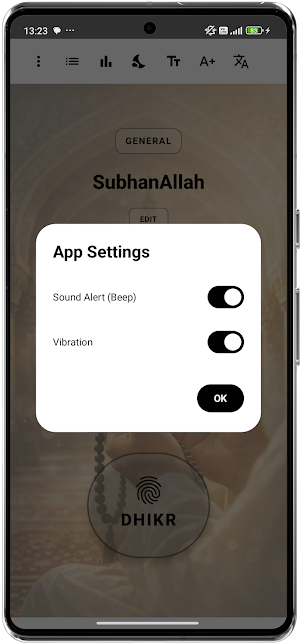 Digital Tasbih - Peace Time Screenshot 3