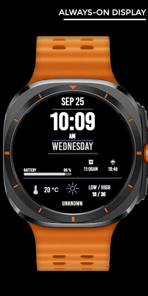 Nighty Digital 39 - watch face Screenshot 2