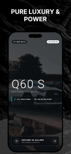 Infiniti Wallpapers 4K Screenshot 0