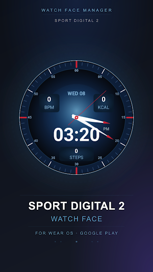 Sport Digital 2 Watch Face Screenshot 3