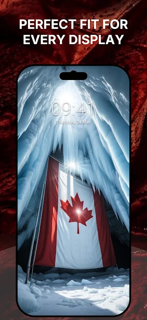 Canada Flag Wallpaper Screenshot 2