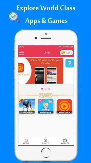 Watch & Earn - Free Rupee Screenshot 0