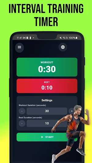 Interval Training Timer Screenshot 0