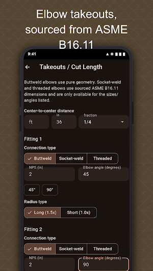 Pocket Construction Calculator Screenshot 2