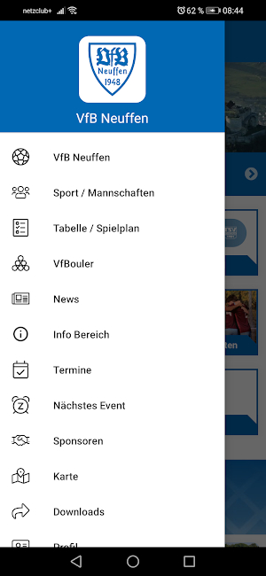 VfB Neuffen Screenshot 2