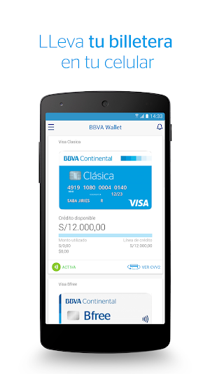 BBVA Wallet Perú Screenshot 0