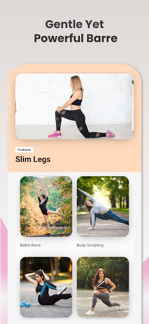Barre Workout: Pilates App Screenshot 1