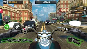 Traffic Bike Highway Bike Ride Screenshot 0