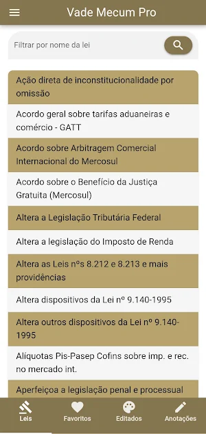 Vade Mecum Lite Direito Brasil Screenshot 0