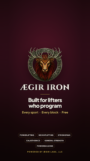 Ægir Iron: Strength Tracker Screenshot 0