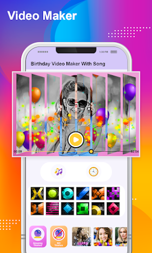 Birthday Video Maker with Song Screenshot 3