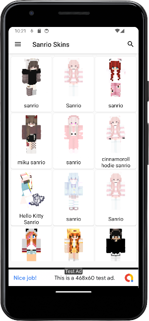 Sanrio Skins for Minecraft Screenshot 3