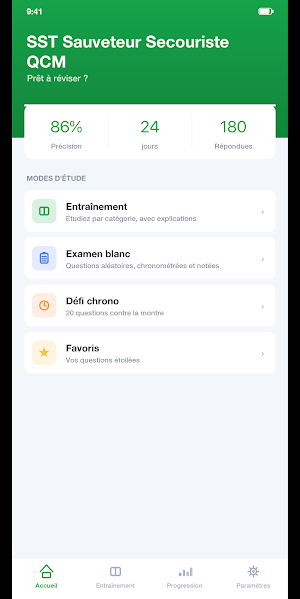 SST Sauveteur Secouriste QCM Screenshot 0