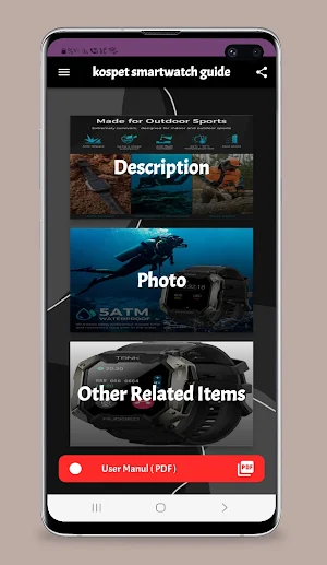 kospet smartwatch guide Screenshot 0