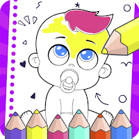 Lio Cute Babies Coloring Book