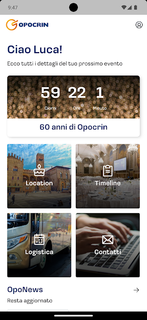 Opocrin Events Screenshot 1