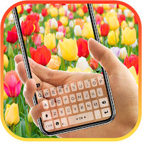 Flower Transparent Keyboard Background