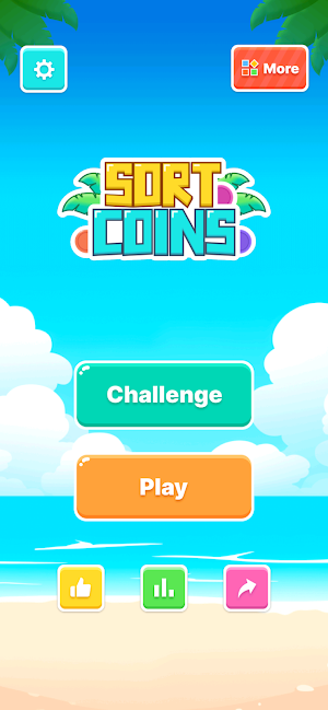 Sort Coins - Chips Merge Screenshot 0